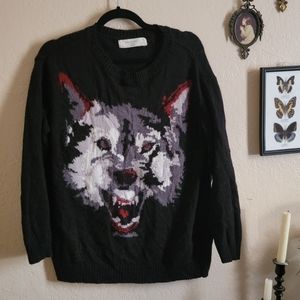 Wolf Knit Sweater